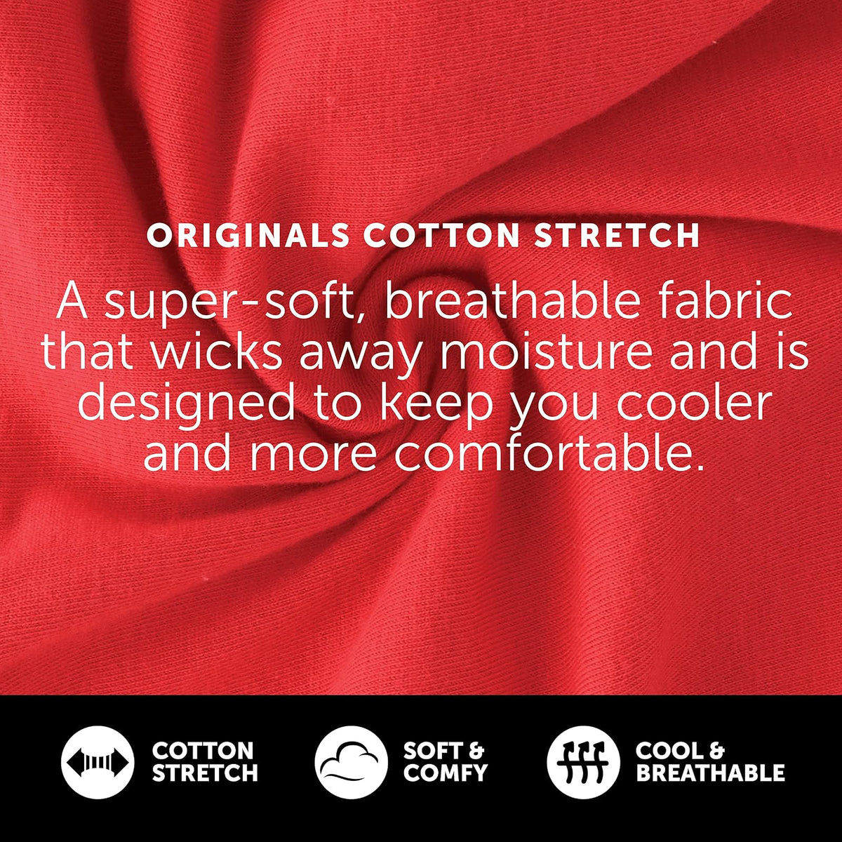 Hanes Originals - Paquete de Bragas elásticas de algodón Transpirable, Paquete de 6 Tanga para Mujer