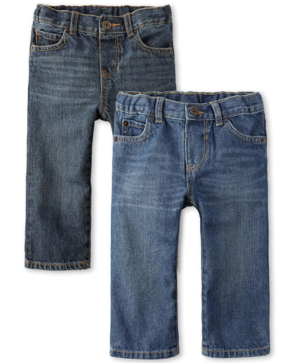The Children's Place and Toddler Multipack Basic Straight Leg Jeans Jeans bebés niños