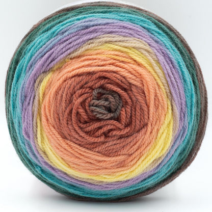 Lion Brand - Hilo ligero Mandala DK para tejer, ganchillo y manualidades, Doxy, 1 paquete, fibra acrílica autorayas para mantas de bebé, chales multicolor y cárdigans abigarrados