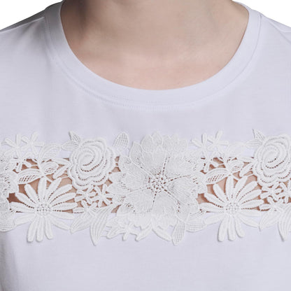 Karl Lagerfeld - Playera Informal Suave para Uso Diario para Mujer