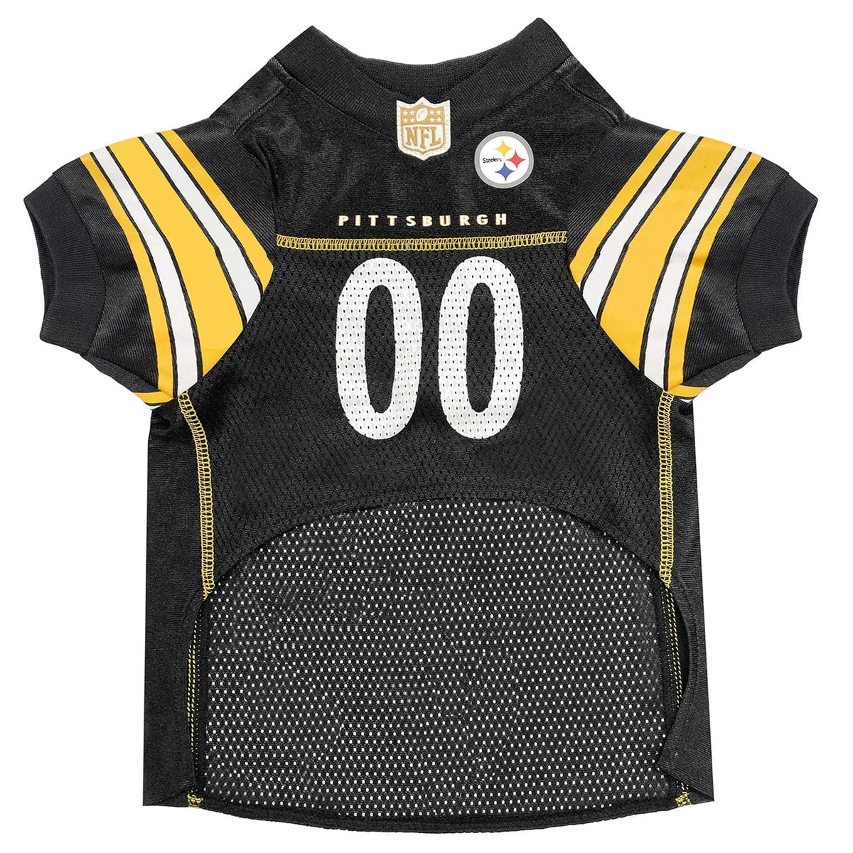 Pets First Jersey NFL para Perro y Gato, con Licencia Oficial - Pittsburgh Steelers - Grande