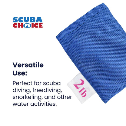 Scuba Choice - Plomo de Malla Suave para Diving