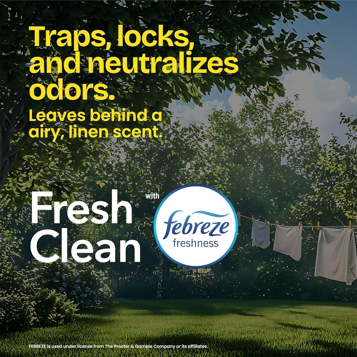 Glad Large Kitchen Drawstring Trash Bags - ForceFlex Kitchen Pro 20 Gallon Black Trash Bag, Febreze Fresh Clean - 80 Count
