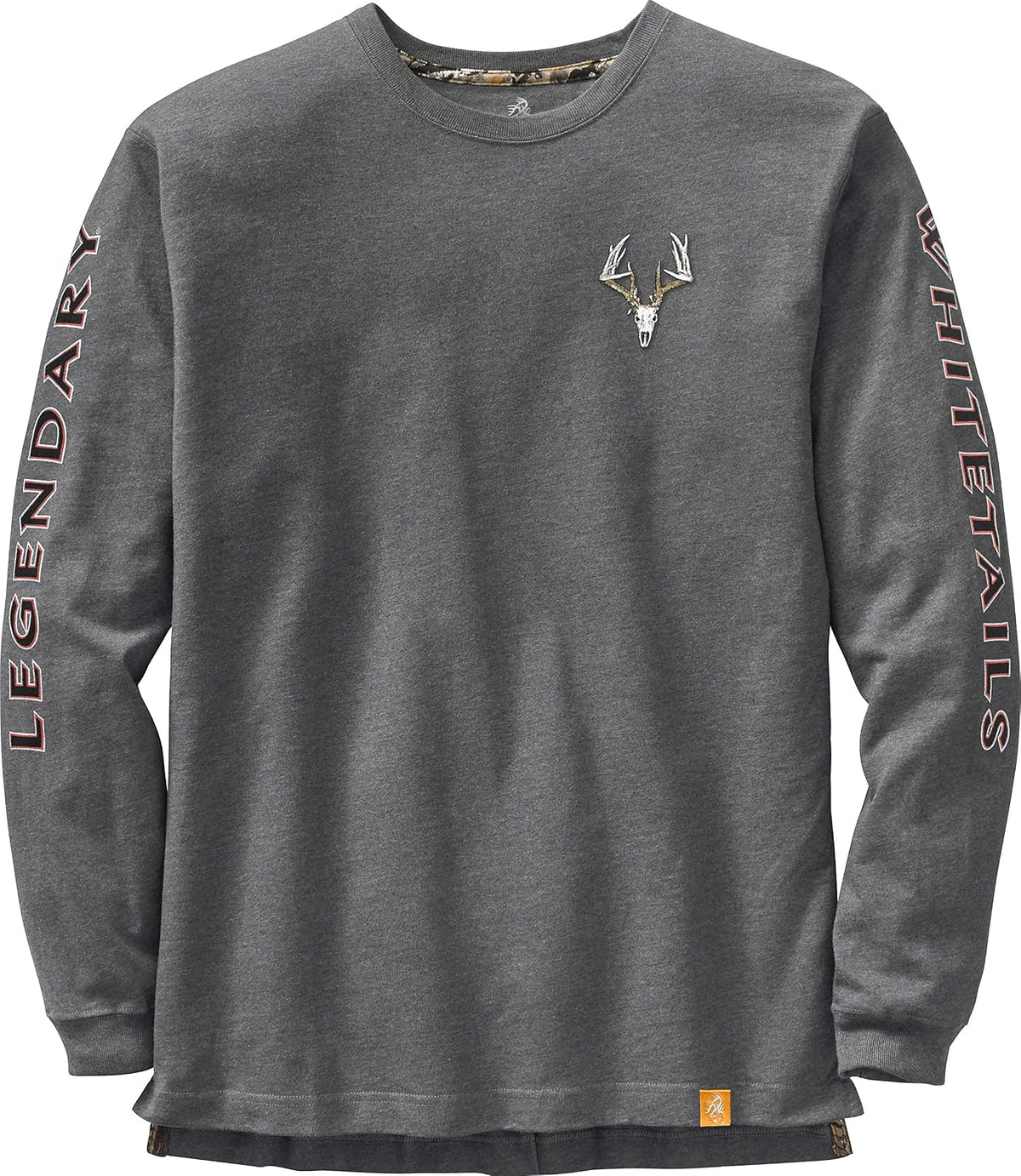 Legendary Whitetails Playera de Manga Larga para Hombre - Carbón Heather - XXL