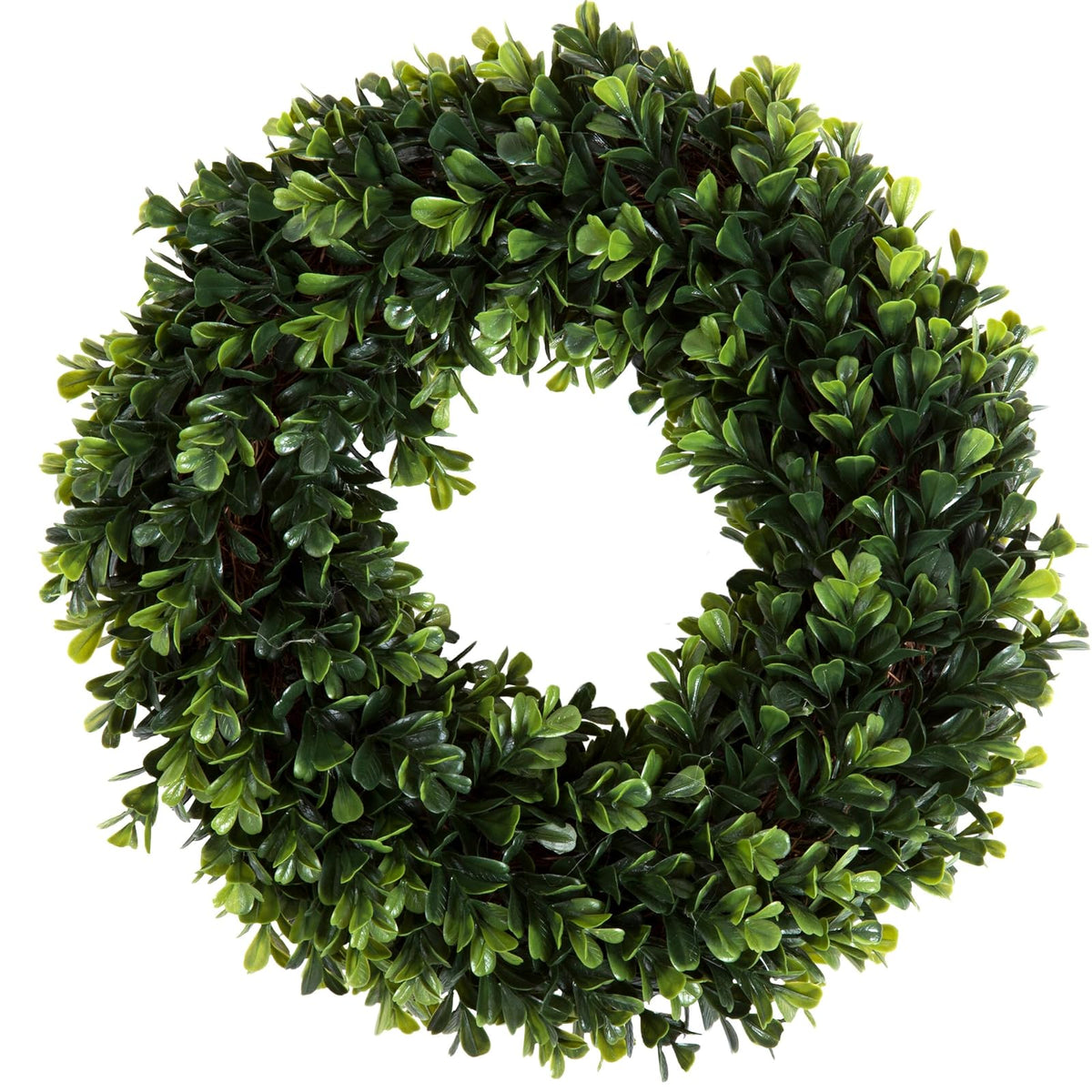 Pure Garden 50-110 Boxwood Wreath, Round, 14"