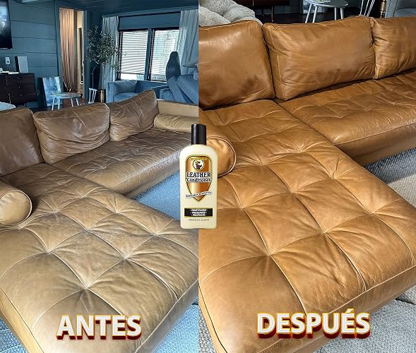 HOWARD Bálsamo Acondicionador para Cuero | Con Cera de Abeja y Cera de Carnauba | Restaurador y Protector de Artículos de Piel | Para Zapatos, Muebles de Piel, Sofás 236 ml (8 oz)