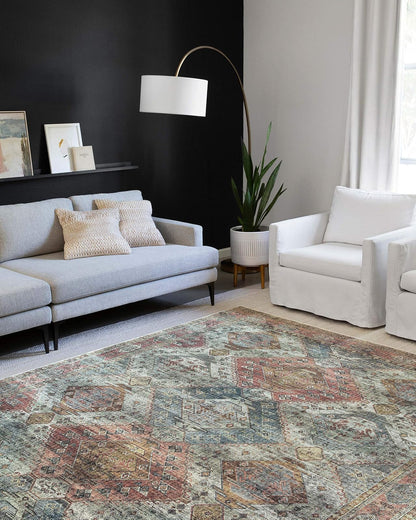 Loloi Rugs Skye - Alfombra Decorativa Estilo Vintage - Apricot - Mist - 3'9" x 2'3" (Rectangular)