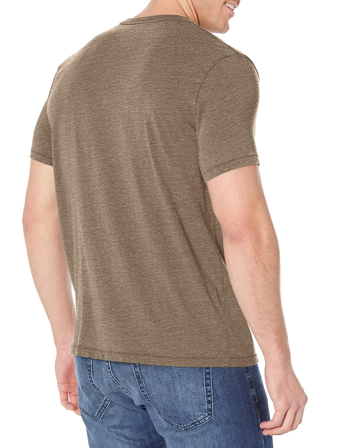 Lucky Brand Venice Burnout Playera con Cuello en V Camiseta para Hombre