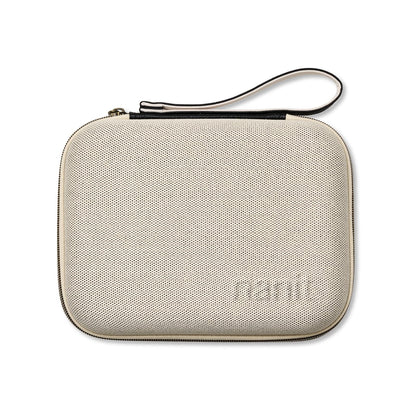 Nanit Travel Case - Funda protectora rígida para monitor de bebé Nanit Pro y accesorio de viaje multisoporte, lona de dos tonos