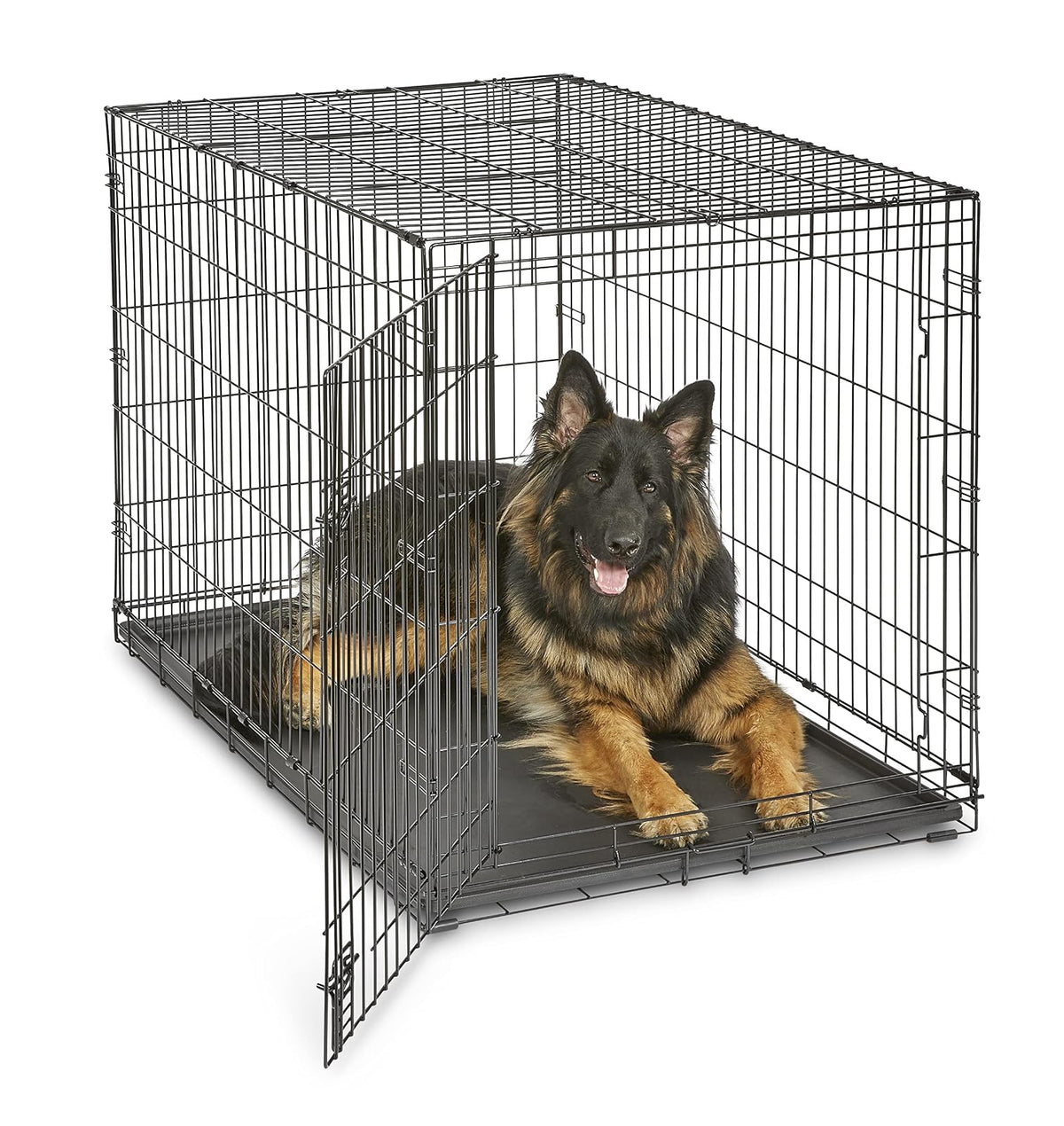 New World Caja Plegable de Metal para Perro - Puerta única - 120 cm