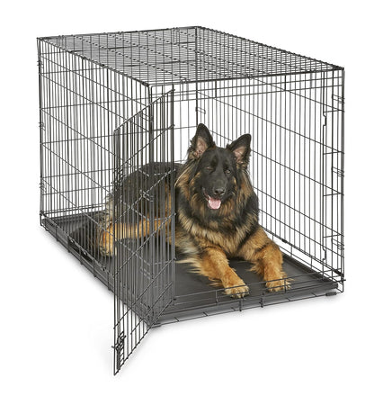 New World Caja Plegable de Metal para Perro - Puerta única - 120 cm