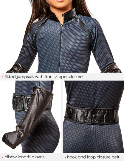 Batman Dark Knight Rises Disfraz de Catwoman de lujo para niños, grande