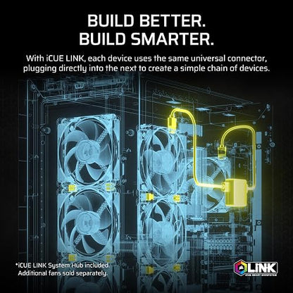 Corsair iCUE Link Titan 240 RX LCD Refrigeración Líquida de CPU – Motor de Refrigeración FlowDrive – Intel LGA 1851/1700, AMD AM5/AM4 – 2X RX120 RGB Ventiladores – iCUE Link Hub Incluido – Blanco