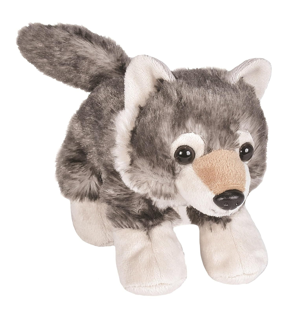Wild Republic Hug'EMS Mini Peluche 18 cm - Lobo