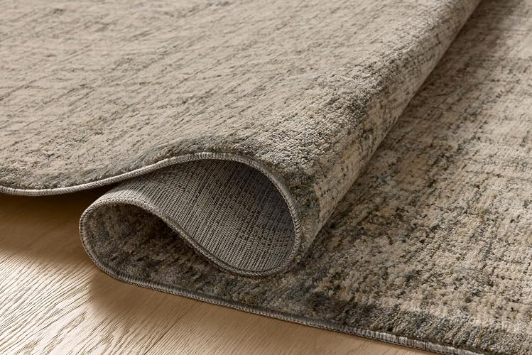 Loloi II Winston Collection WIT-01 Denim/Bone 3'-11" x 5'-7" Area Rug | WIT-01 Aprox. 4x6 azul sala de estar, comedor, recámara, alfombra de área