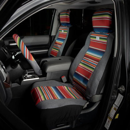 HOOEY Funda de Asiento de Respaldo bajo, protección Duradera para Asiento de Cubo, fácil de Instalar, Fundas de Asiento para Automóvil, camión, Furgoneta, SUV