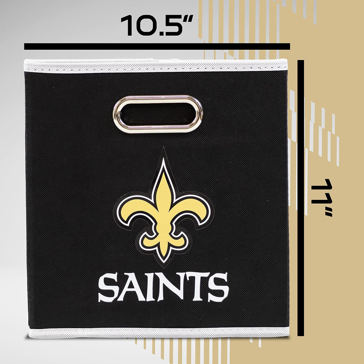 Franklin Sports Cubos de Almacenamiento de Tela de Equipo de NFL Hecho para Adaptarse a los organizadores de Almacenamiento (27.9 x 26.6 x 26.6 cm)