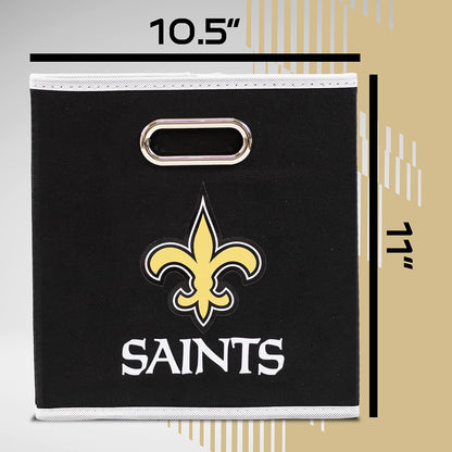 Franklin Sports Cubos de Almacenamiento de Tela de Equipo de NFL Hecho para Adaptarse a los organizadores de Almacenamiento (27.9 x 26.6 x 26.6 cm)