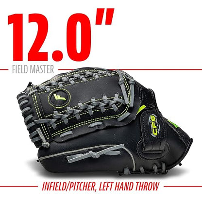 Franklin Sports Field Master Midnight Series - Guante de béisbol para diestros