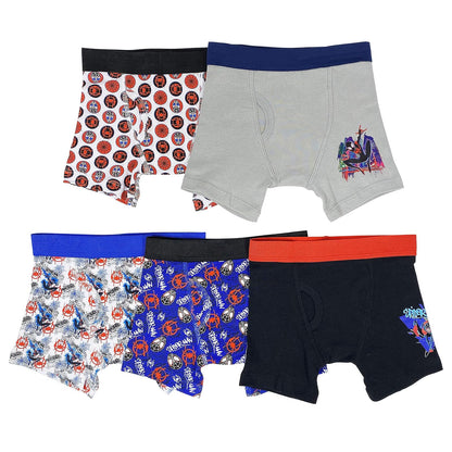 Spider-Man Spiderman Spiderverse - Calzoncillos Calzones (5 Unidades) Ropa Interior para Niños - Spiderman 5bxr - 4