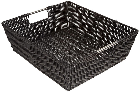 Whitmor Rattique Estante Bolsa, Negro, 1