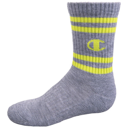 Champion Champion Paquete de 6 calcetines deportivos para niños disponibles en varios colores y tamaños Calcetines Unisex niño