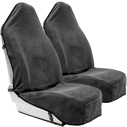 Season Guard Toalla de Sudor de Tela Terry para Asiento; Protector de Toalla para Asiento de Automóvil; Ideal para el Gimnasio; Impermeable; Ajuste Universal para Auto, SUV, Furgoneta, camión; Fácil de