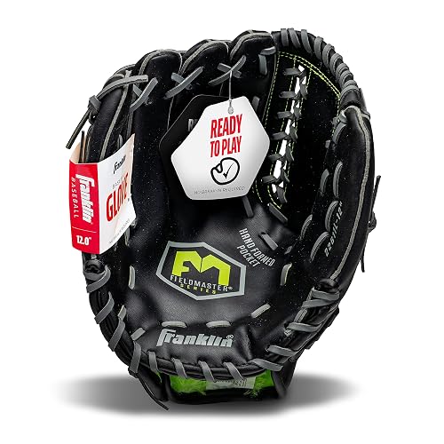 Franklin Sports Field Master Midnight Series - Guante de béisbol para diestros