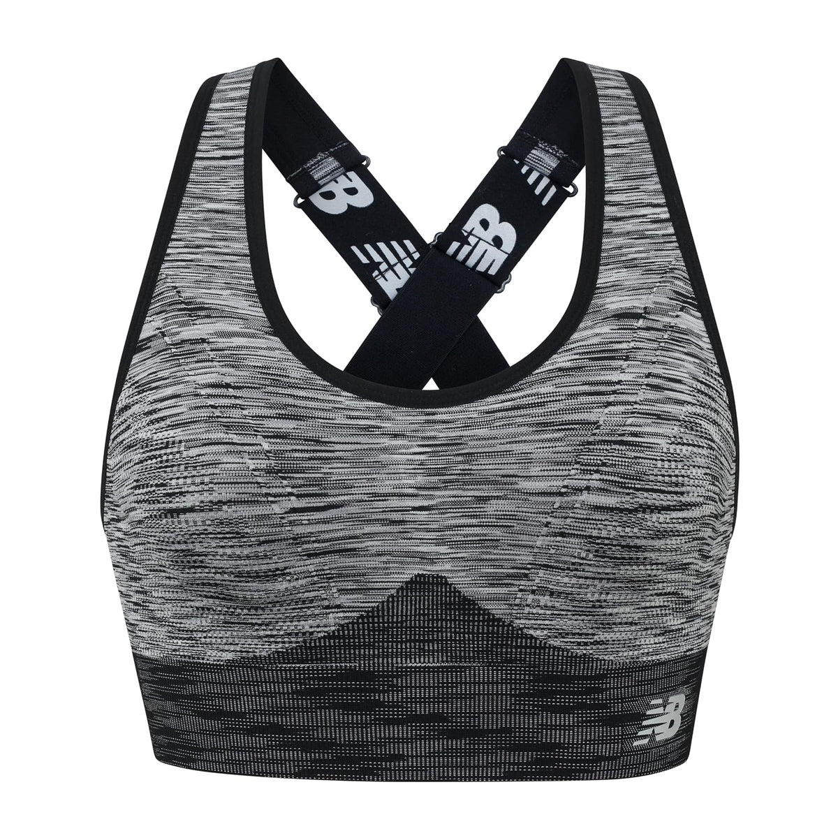 New Balance Brasier Deportivo Alto Impacto sin Costuras - CH - Negro -