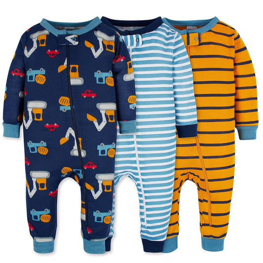 ONESIES 3-pack Snug Fit One-piece Cotton Pajamas Dormidores para bebés y niños pequeños bebés niños