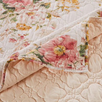 Greenland Home Fashions Grace Juego de edredón, Juego de Colcha, Calidad Premia, 3-Piezas King, Buttercup