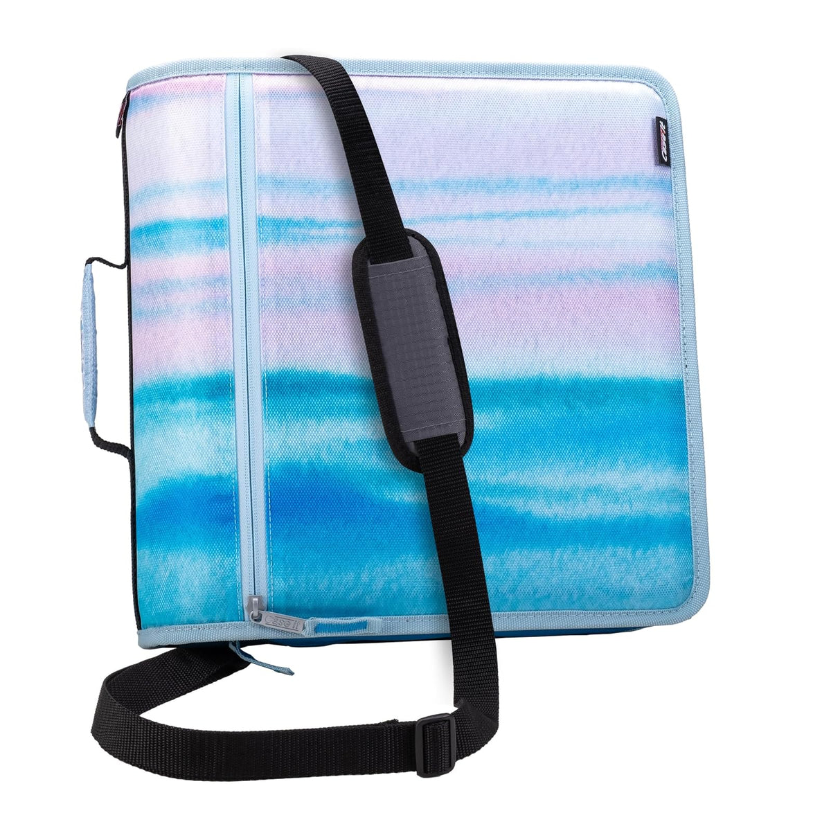Case-It Mighty Carpeta Escolar con Anillos de 3 Pulgadas | 5 sujetos, 600 hojas, expandible, múltiples bolsillos, cierre, material ripstop