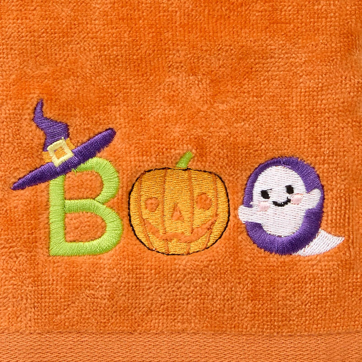 SKL HOME by Saturday Knight Ltd. Boo - Juego de toallas de mano, 2 unidades, color naranja