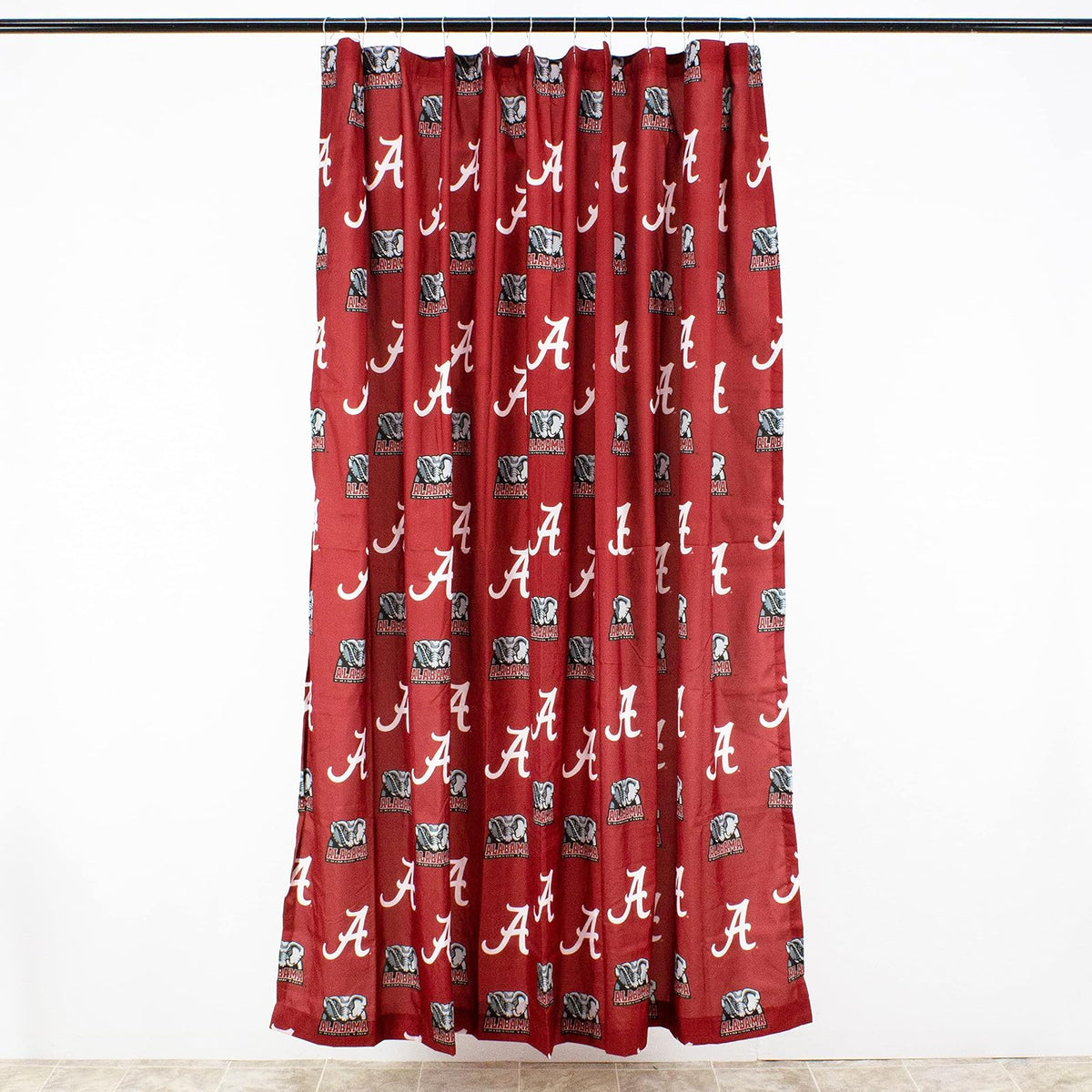 College Covers Alabama Crimson Tide - Cortina de Ducha (182,8 x 177,8 cm)