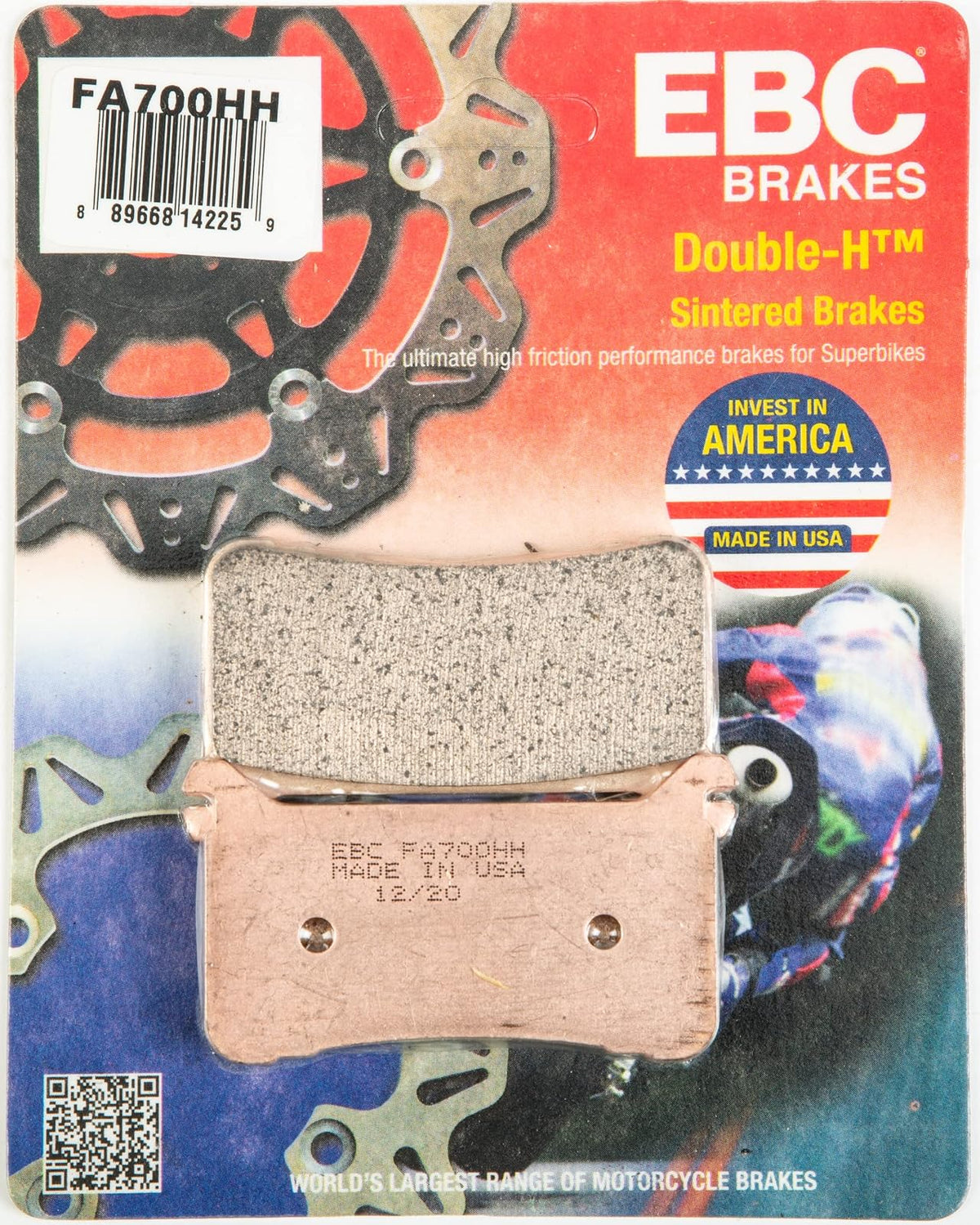 EBC Brakes FA700HH - Pastilla de Freno de Disco Sinterizado