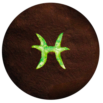 Ghoulish Productions Piscis, Pegatina De Látex Signo Zodiacal, Prostético De Látex Que Brilla En La Oscuridad, Línea Appliances, Aplicación Ideal Para Halloween
