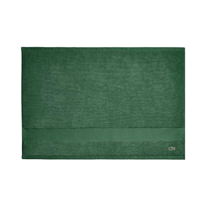 Lacoste Heritage Supima Colección de Toallas y Tapete de Baño - Tub Mat 21x31 - Bosque verde
