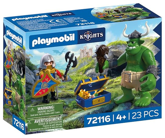 Playmobil Troll con Tesoro de Caballero León