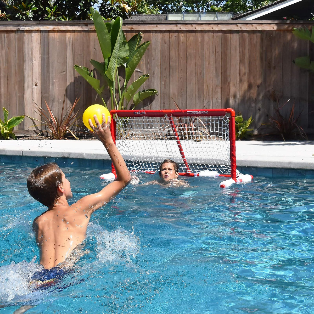 Gosports - Meta Flotante para Polo de Agua | Red Deportiva para Piscina de Verano para niños y Adultos