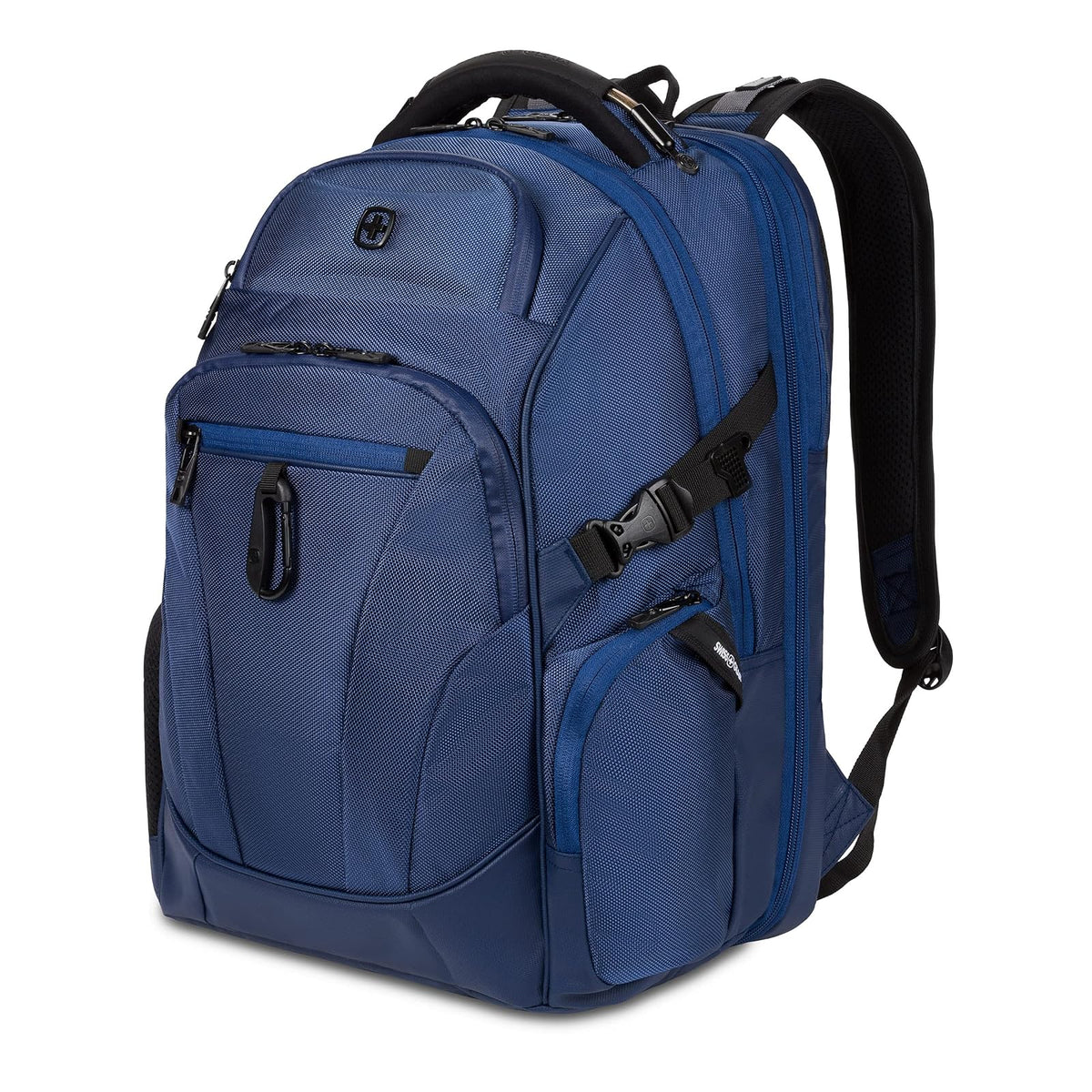 SwissGear 6752 TSA Friendly ScanSmart Laptop Backpack, Fits Most 17 Inch Laptops - Navy Ballistic