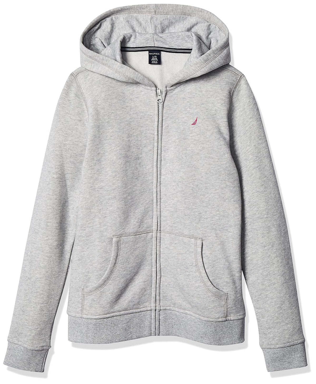 Sudadera con Capucha de Forro Polar para Niña - Nautica - Gris Caliente - 4