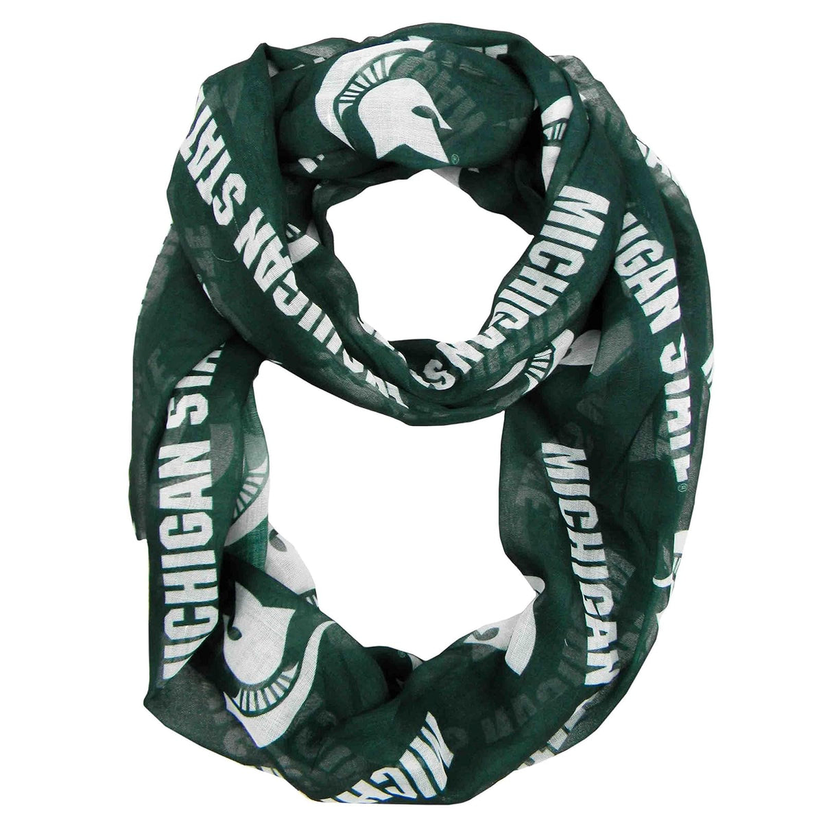 NCAA Infinity Bufanda - Color del equipo - Pañuelo Sheer Infinity