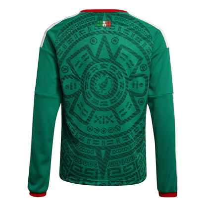 adidas Jersey Local Selección Nacional de México 26 Manga Larga Niños