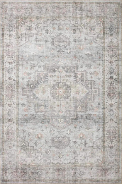 Loloi Rugs Tapete Decorativo Colección Heidi - 9'6" x 7'6" (Rectangular) - Dove - Blush