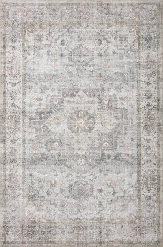 Loloi Rugs Tapete Decorativo Colección Heidi - 9'6" x 7'6" (Rectangular) - Dove - Blush