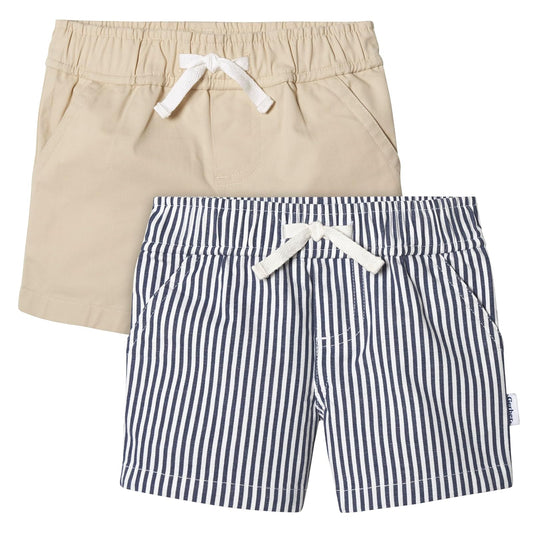 Gerber Baby Toddler Unisex Stretch Chino Shorts Pantalones Cortos Unisex bebé