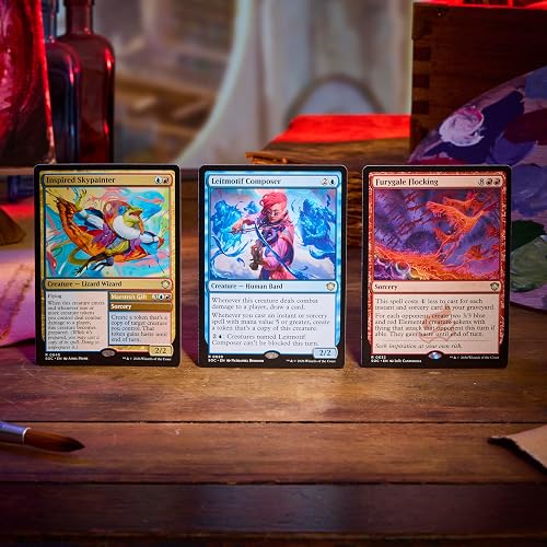 Magic: The Gathering Secrets of Strixhaven Commander Deck - Prismari Artistry (100-Card Deck, Deck Box + Accessories) en Inglés