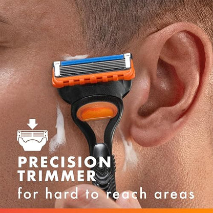Gillette - Recambios de cuchillas de afeitar Fusion5 para hombre, 10 unidades + recambios de cuchillas Fusion5 Proglide, 2 unidades