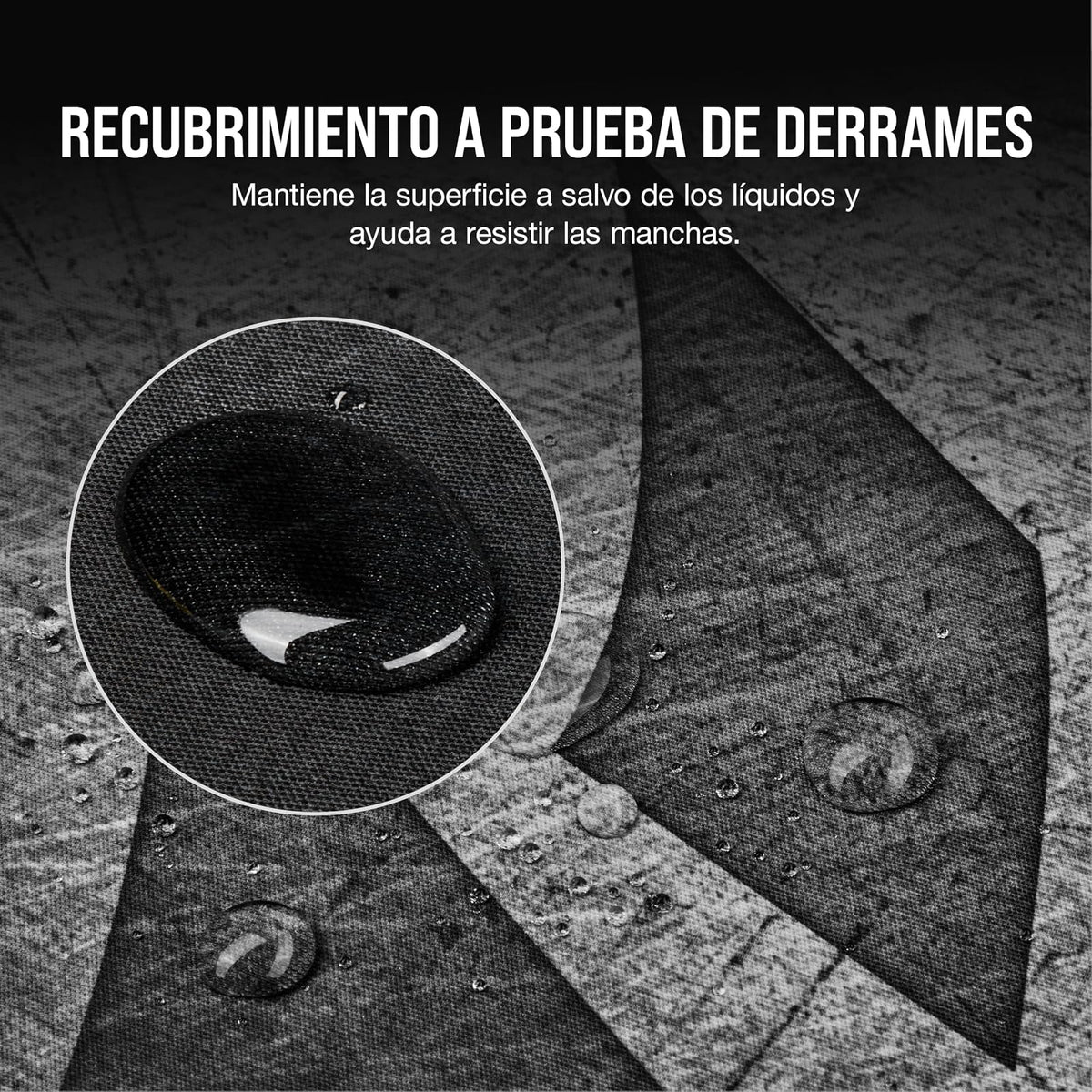 Corsair MM300 Pro Alfombrilla para Juegos - Medio, Negro/Gris | 36 cm x 30 cm, Tela a Prueba de Derrames, Microtejido, Goma Afelpada gruesa 3 mm, Base Goma Texturizada Antideslizante