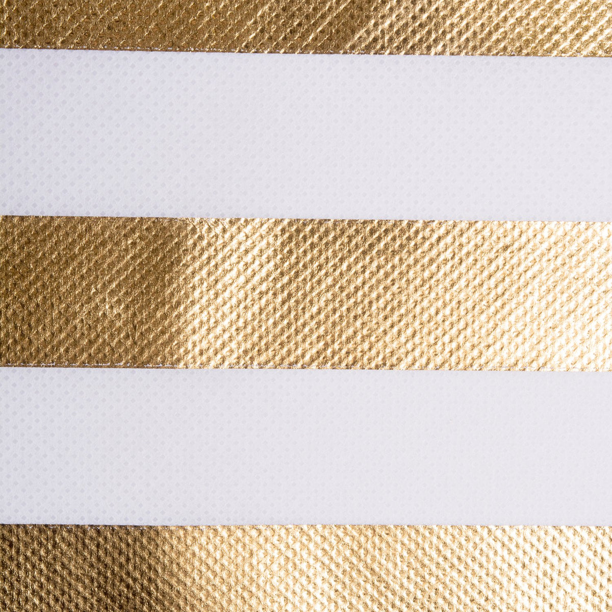 DII tela plegable cubeta de contenedores de almacenamiento para organizadores, Cubo grande - Juego de 2, Dorado (Stripe Gold), 1, 1